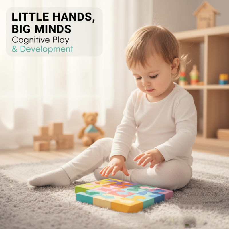 Wooden Geometric Shape Matching Puzzle for Toddlers