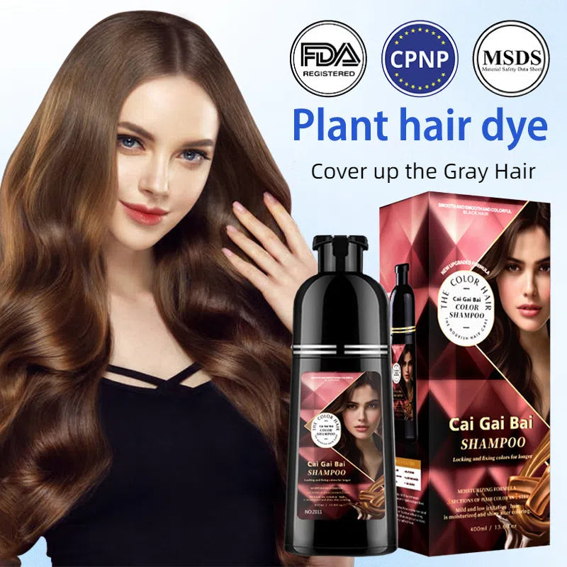 🔥Hot Sale 49% OFF - Herbal Extract Instant Hair Color Shampoo for Men & Women