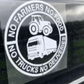 ⚡⚡50% OFF!!! 🚜Car Decal: 🌾No farmers, no food - no trucks, no deliveries🚛