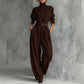 ⏳Limited-time 49% off⏰Women’s Elegant Turtleneck Top & High-Waist Pants Set (Get a Free Belt)👚👖