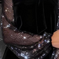 Women's Sequin Bow Tie Neck Dress✨👗