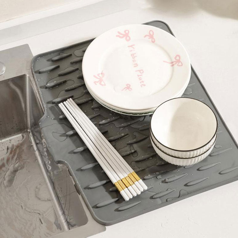 Multi-Functional & Foldable Silicone Drainage Mat