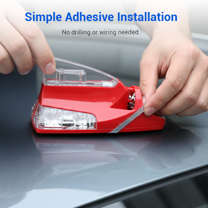 Car Shark Fin Wind Decorative Light