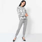 ✨️Letter jacquard sports 2-piece suit