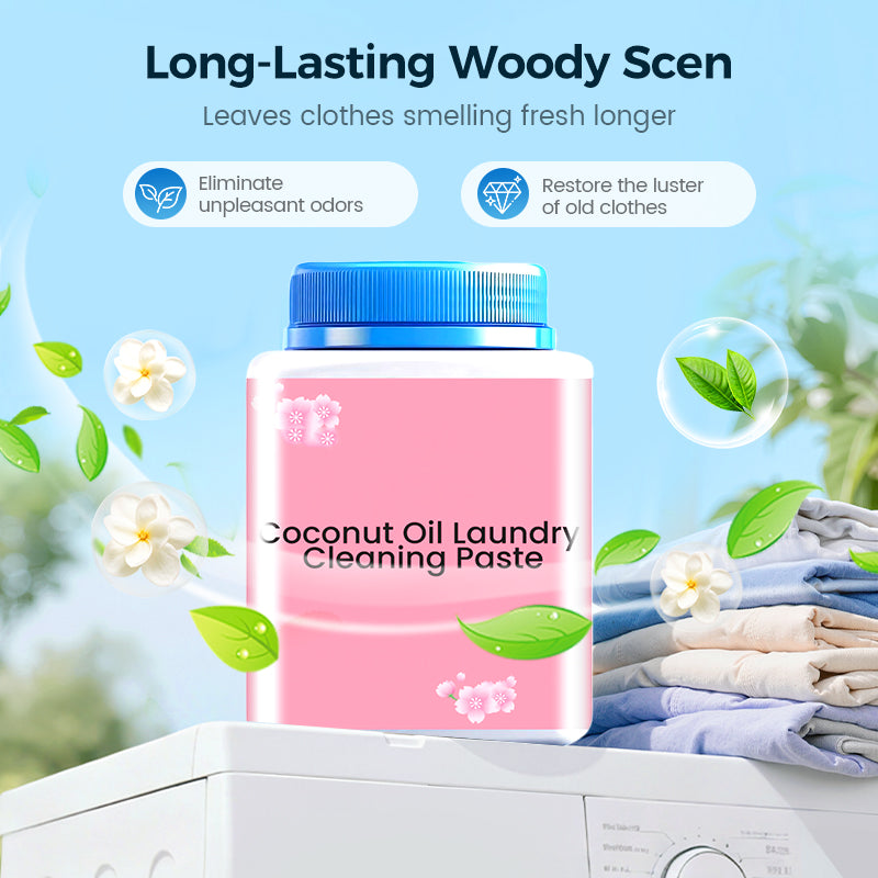 📢📢 50 %  OFF !!  ❄️Coconut Oil Laundry Cleaning Paste