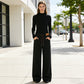 Women's Warm-Lined Jeans with Elastic Waistband