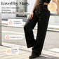 Women's Warm-Lined Jeans with Elastic Waistband