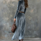 ⏳Time-Limited Special⏰Women's Long Sleeve Velvet Maxi Dress