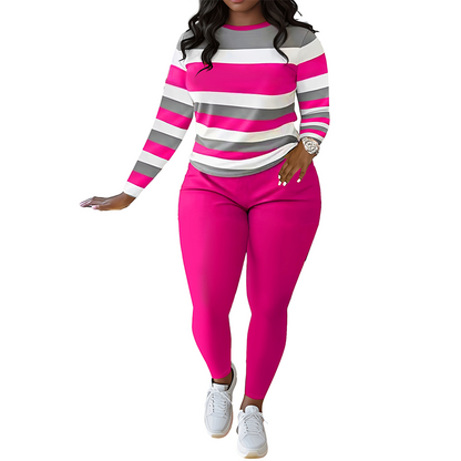 ⏳Time-Limited Special⏰Women's Casual Fashion 2-Piece Set👚👖