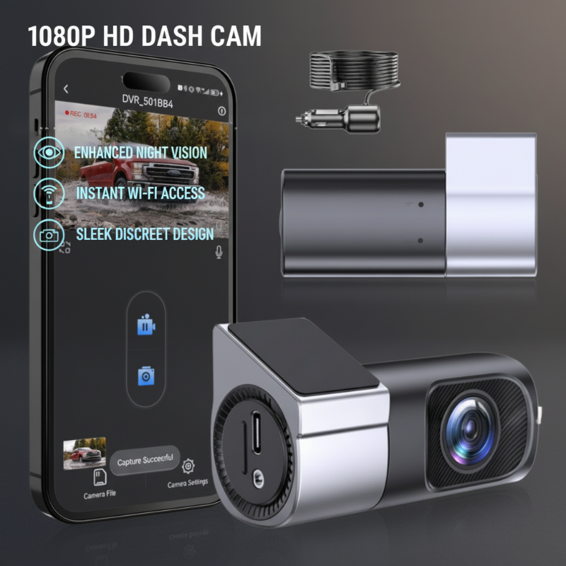 ⏳Limited-time 50% off📷1080P HD Dash Cam with Wi-Fi & Night Vision