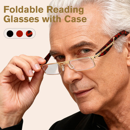 👓 50% OFF NOW! 🎉Foldable blue light filter reading glasses with case