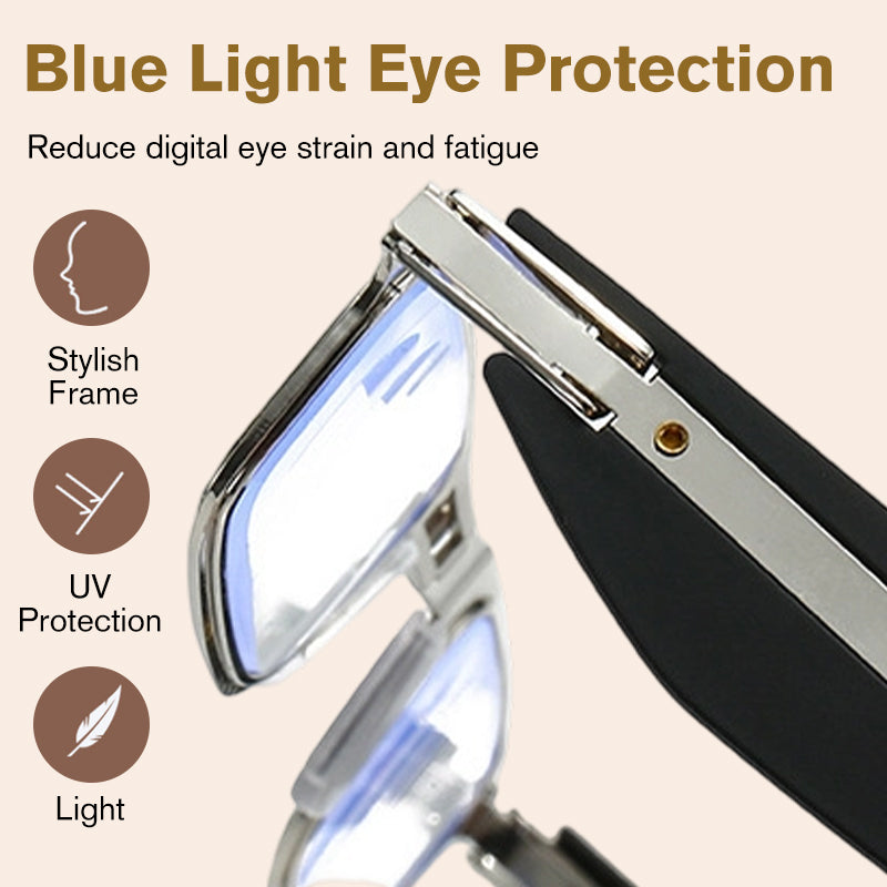 👓 50% OFF NOW! 🎉Foldable blue light filter reading glasses with case