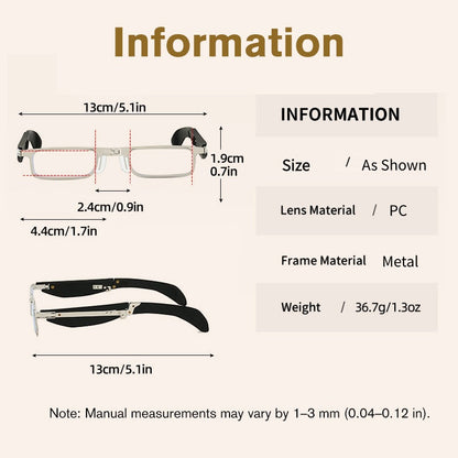 👓 50% OFF NOW! 🎉Foldable blue light filter reading glasses with case