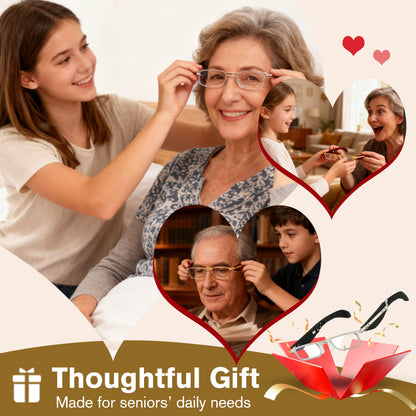 👓 50% OFF NOW! 🎉Foldable blue light filter reading glasses with case