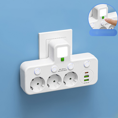 Smart Power Strip with USB Ports