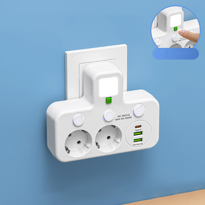 Smart Power Strip with USB Ports