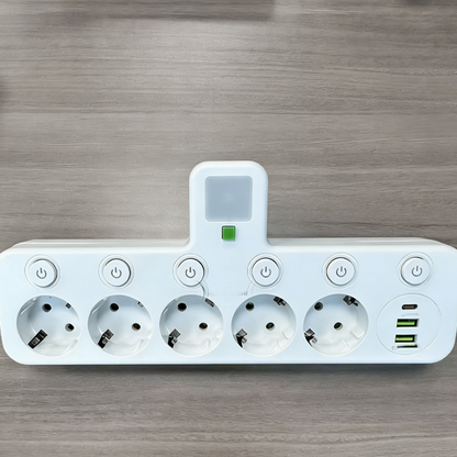 Smart Power Strip with USB Ports