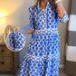 🎉Spring Specials Sale 50% OFF🌸Women’s Geometric Print V-Neck Maxi Dress