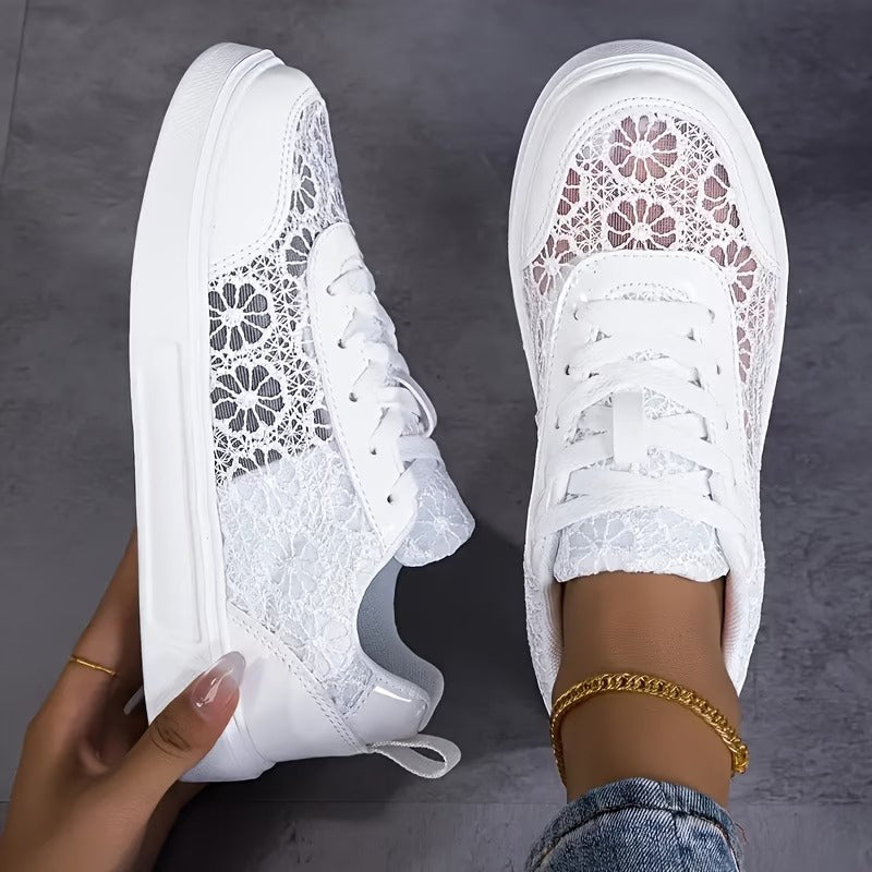 Women's Breathable Lace Mesh Sneakers