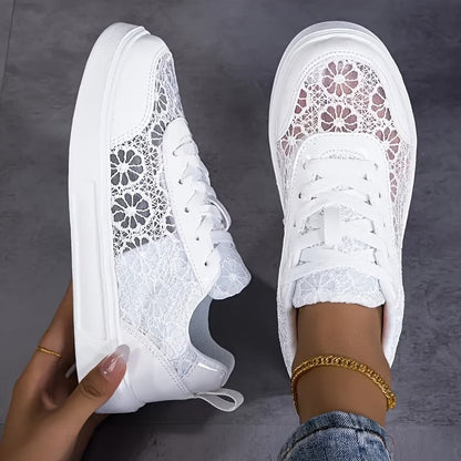 Women's Breathable Lace Mesh Sneakers