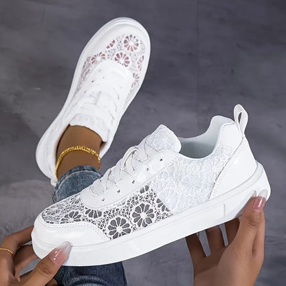 Women's Breathable Lace Mesh Sneakers