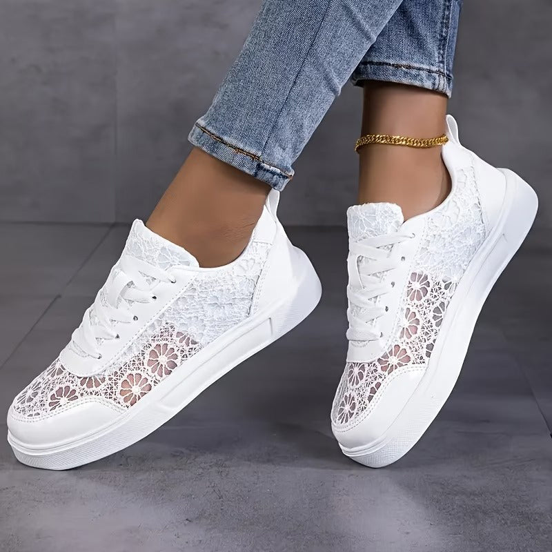 Women's Breathable Lace Mesh Sneakers