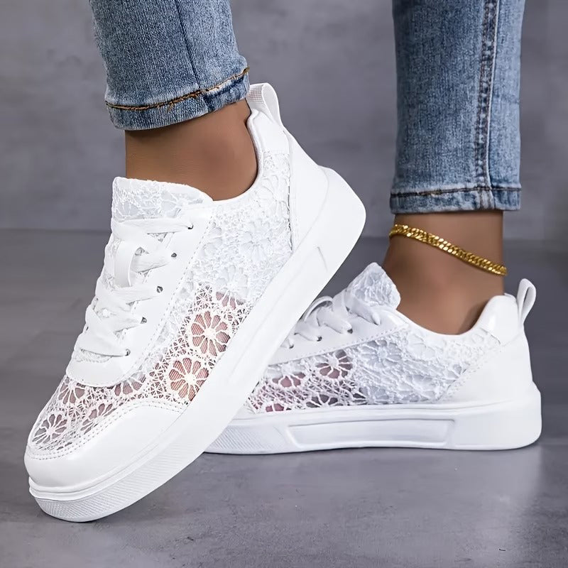 Women's Breathable Lace Mesh Sneakers