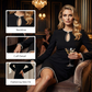 ✨🔥Women’s Short Faux Pearl-Trim Keyhole Sheath Dress👚