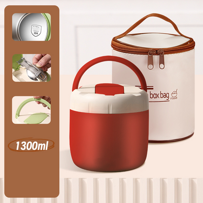 Portable Stainless Steel Thermal Lunch Box
