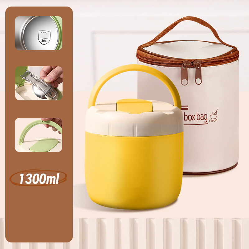 Portable Stainless Steel Thermal Lunch Box