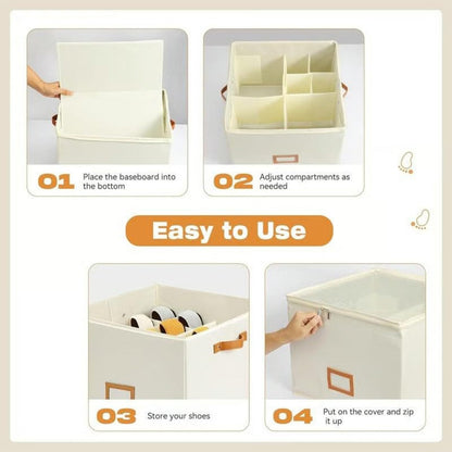 🔥While Supplies Last 40% OFF!🎉 Space Saving Foldable Shoe Organizer