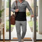 🔈🔈 47% OFF!!🔥👕Men's Color-Block Hooded Tracksuit Set👖