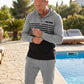 🔈🔈 47% OFF!!🔥👕Men's Color-Block Hooded Tracksuit Set👖