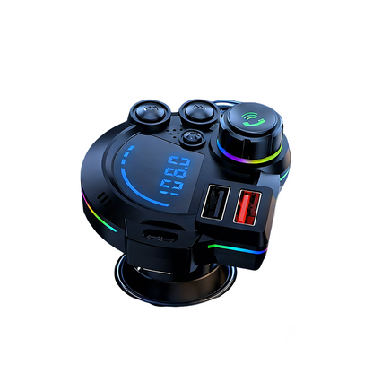 Universal Dual-Port Car FM Bluetooth Transmitter