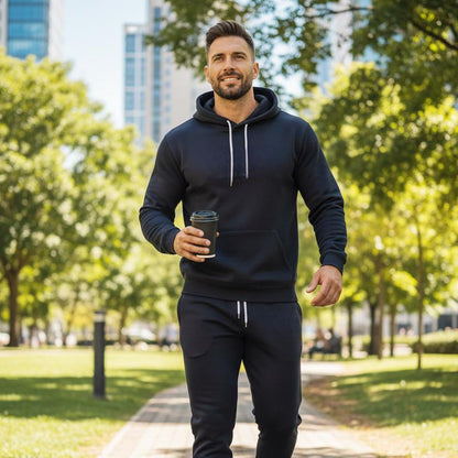 Men's 2-Piece Hooded Tracksuit Set