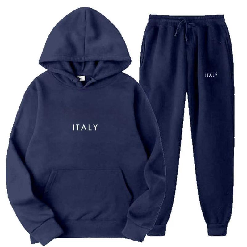 Men's 2-Piece Hooded Tracksuit Set