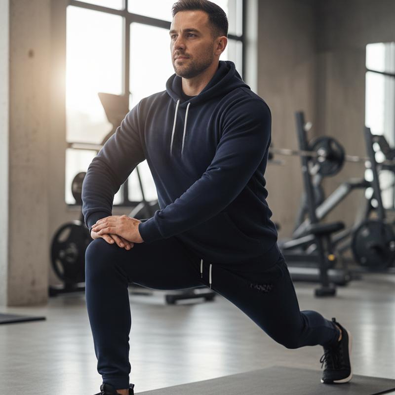 Men's 2-Piece Hooded Tracksuit Set