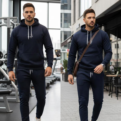 Men's 2-Piece Hooded Tracksuit Set