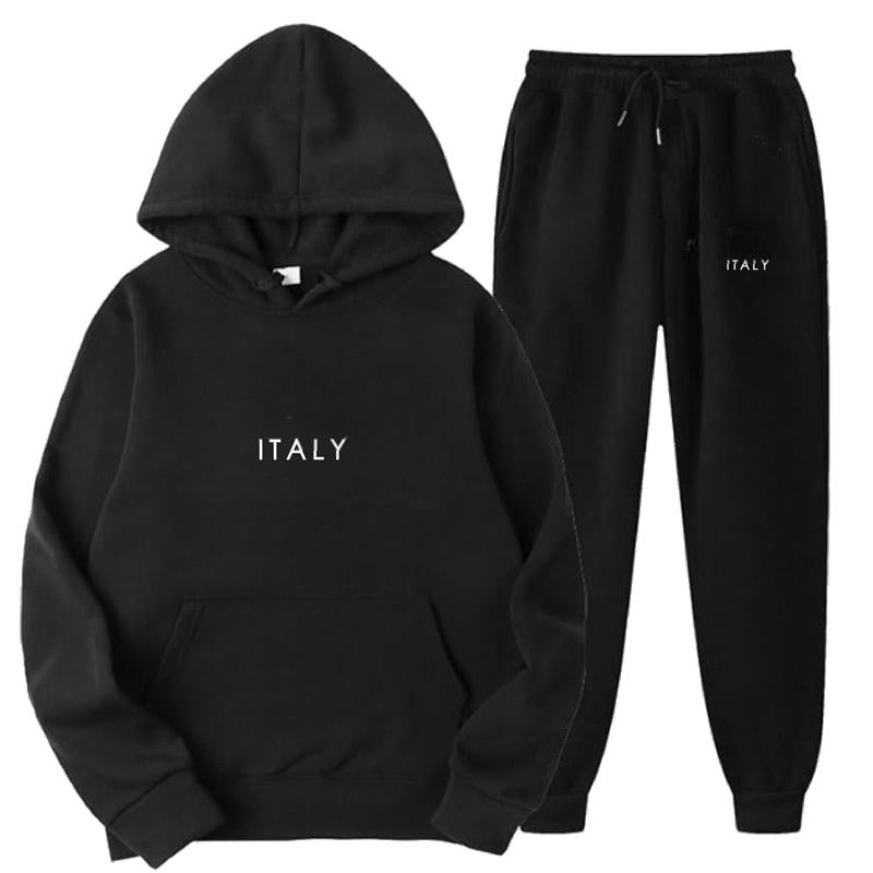 Men's 2-Piece Hooded Tracksuit Set