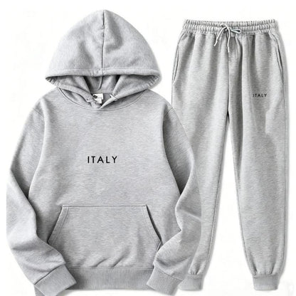 Men's 2-Piece Hooded Tracksuit Set