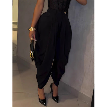 📢📢50% OFF !! ⏰Women’s Casual High-Waist Wide-Leg Pants