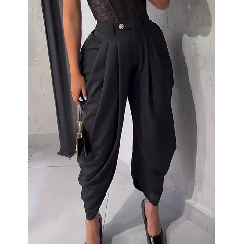 📢📢50% OFF !! ⏰Women’s Casual High-Waist Wide-Leg Pants
