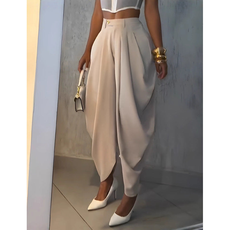 📢📢50% OFF !! ⏰Women’s Casual High-Waist Wide-Leg Pants