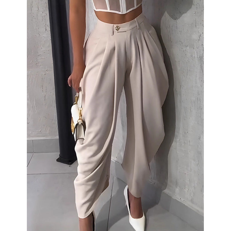 📢📢50% OFF !! ⏰Women’s Casual High-Waist Wide-Leg Pants