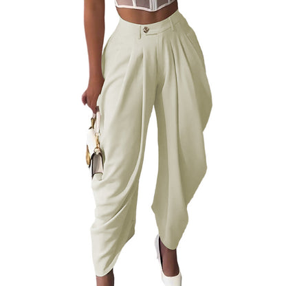 📢📢50% OFF !! ⏰Women’s Casual High-Waist Wide-Leg Pants