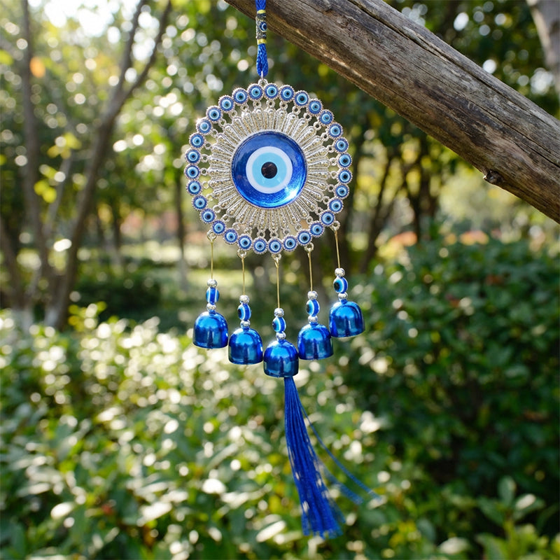 🔮 50% OFF! ✨ Nazar Amulet Wind Chime – Authentic Protection, Soothing Bells & Spiritual Symbolism for Home or Gift 🌬️