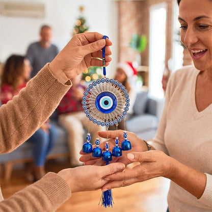 🔮 50% OFF! ✨ Nazar Amulet Wind Chime – Authentic Protection, Soothing Bells & Spiritual Symbolism for Home or Gift 🌬️