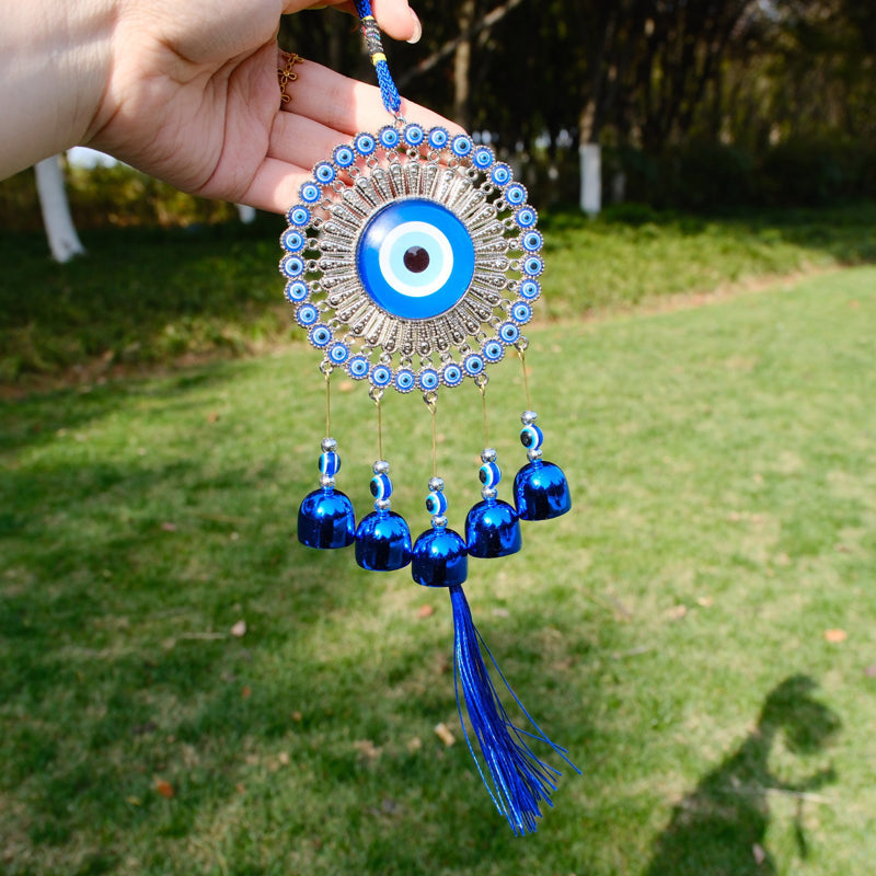 🔮 50% OFF! ✨ Nazar Amulet Wind Chime – Authentic Protection, Soothing Bells & Spiritual Symbolism for Home or Gift 🌬️