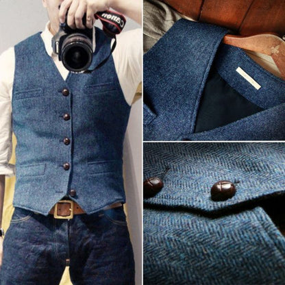 🔥Hot Sale Deals-Men's Slim Fit Casual Business Vest
