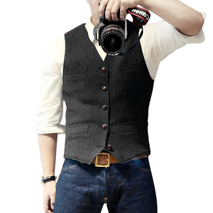 🔥Hot Sale Deals-Men's Slim Fit Casual Business Vest